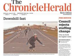 chronicle herald front page